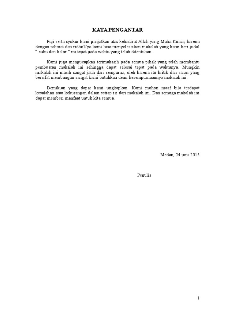 Makalah Fisika Suhu Temperatur Dan Kalor