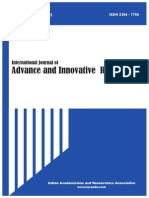 International Journal of Advance & Innovative Research Volume 2, Issue 2 (I) - April To June 2015 ISSN: 2394-7780