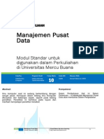 Materi Manajemen Pusat Data Pertemuan 10