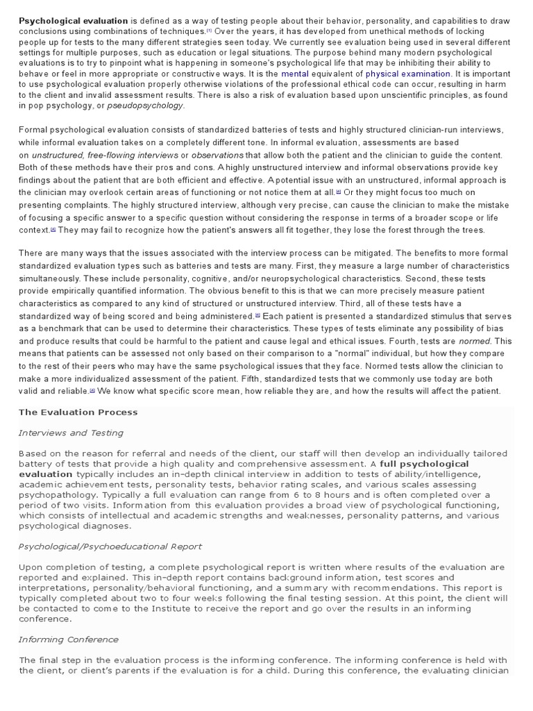 PSYCHOLOGICAL TESTING AND EVALUATION visual data 7