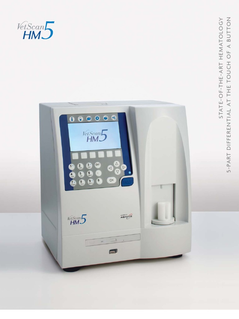 Vetscan HM5 Hematology Analyzer | PDF | Software | Digital Technology