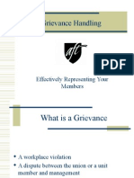 Grievance Handling: Effectively Representing Your Members