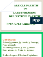 L”Article Partitif