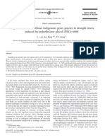 Response of South African Indigenous Grass Species to Drought Stress Induced by Polyethylene Glycol (PEG) 6000