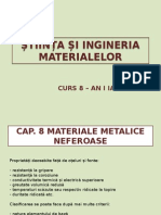 Cap 8 Materiale Metalice Neferoase
