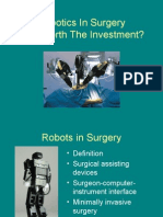 Robotics in Surgery Is It Worth The Investment?