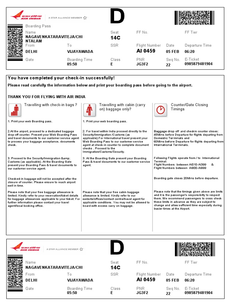 Fight Ticket PDF | Download Free PDF | Aviation | Transport