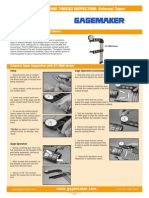 Tubing & Casing Thread Inspection-External Taper