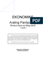 Ekonomiks LM - Yunit 1