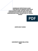 Perbandingan Keputusan Ujian Pencapaian Sekolah Rendah Dan Sikap Pengajaran Guru Antara Sekolah Kebangsaan Dengan Sekolah Jenis Kebangsaan Cina Kajian Kes Di Tawau, Sabah PDF