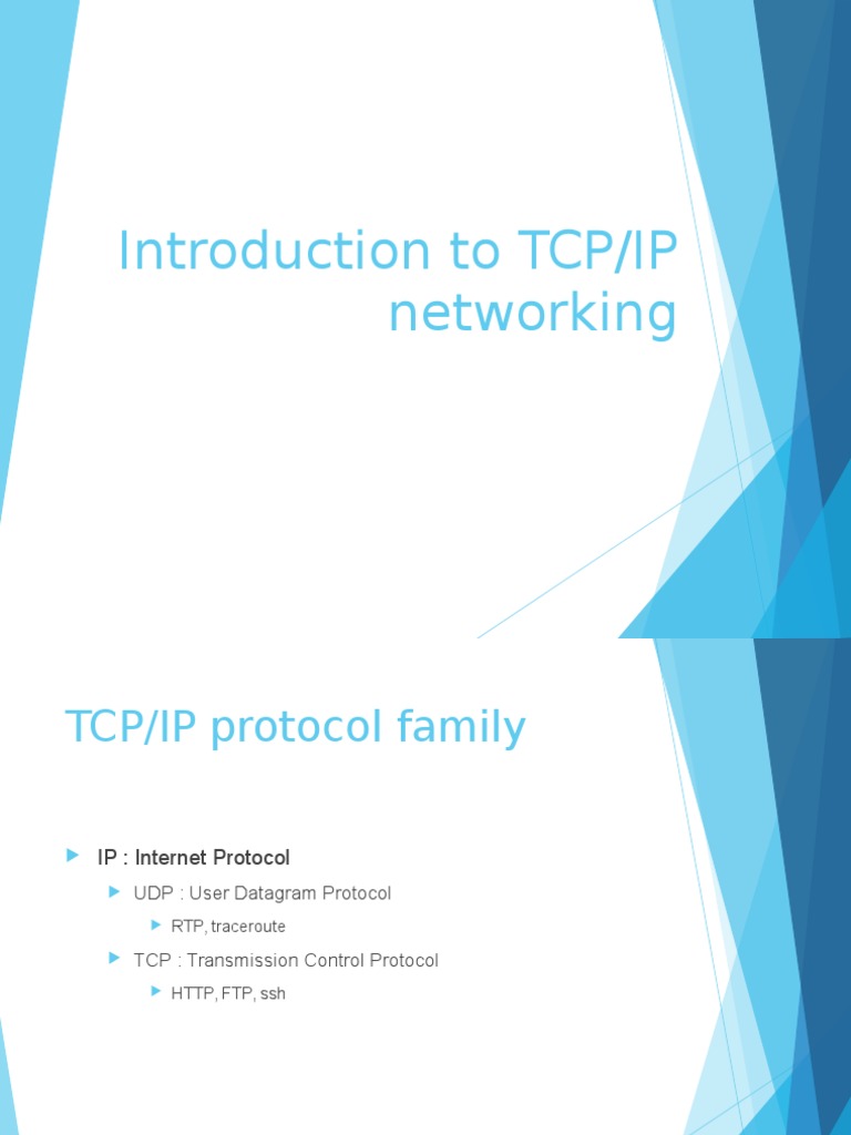 TCP Ip | Download Free PDF | Transmission Control Protocol | Internet ...