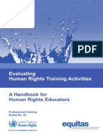 UN Human Rights Evaluation Handbook