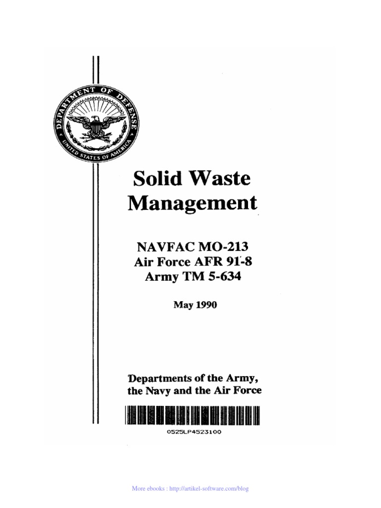 Solid Waste Management | PDF | Resource Conservation And Recovery Act ...