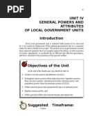 Download GENERAL POWERS AND ATTRIBUTES OF LOCAL GOVERNMENT UNITS by ustfan SN270590729 doc pdf