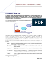 SIX SIGMA PARA MEJORAR LA CALIDAD