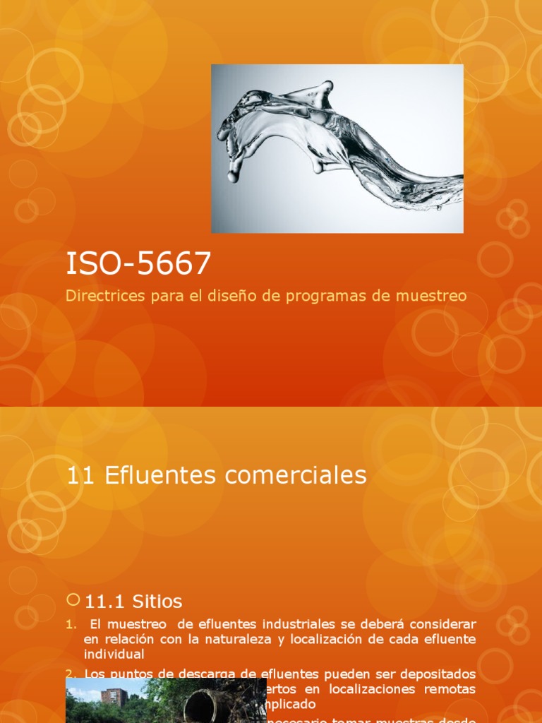 Iso 5667 | PDF