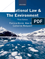 International Law and the Environment, Third Edition- Patricia Birnie