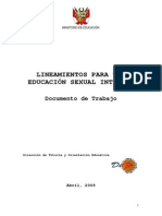 Lineamientos Educacion Sexual Integral[1]