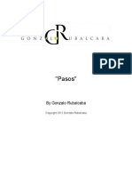 Pasos Copyright 2012 by Gonzalo Rubalcaba Complete Score and Individual Parts