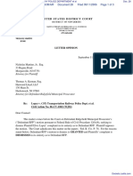 LOPEZ v. CSX TRANSPORTATION RAILWAY POLICE DEPARTMENT Et Al - Document No. 28