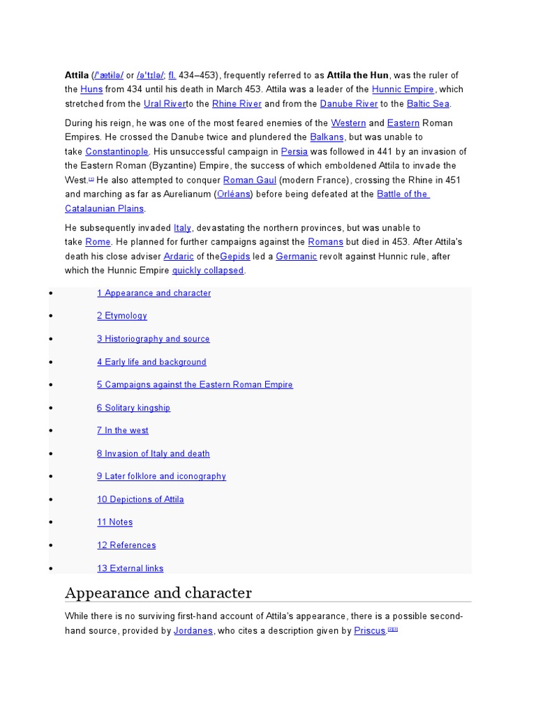 attila the hun primary sources
