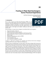 Fouling in Plate Heat Exchangers Some Practical Experience