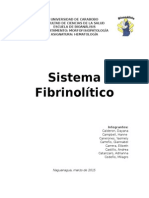 Informe Sistema Fibrinolitico (Miercoles)