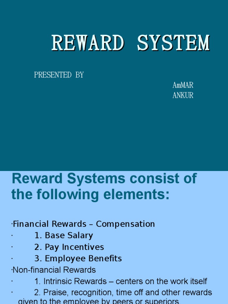 Reward Systems | PDF | Career & Growth
