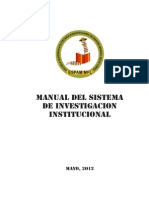 Manual Sistema de Investigación 2012-2015