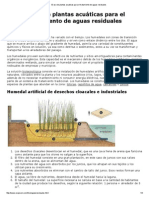 El Uso de Plantas Acuaticas para El Tratamiento de Aguas Residuales PDF