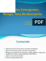 MercadoEmergemte - Riesgo - Tasa Descuuento