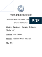 Francisco Javier del Nido - Monografía Derecho Tributario
