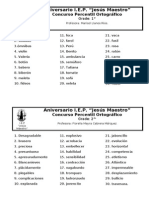 Concurso Percentil Ortografico 2011 PDF