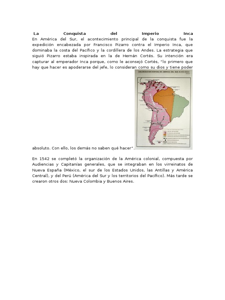 La Conquista Del Imperio Inca | PDF