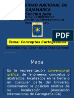 002Conceptos Cartográficos - Cartografía UNCSJ ING. CÉSAR DÍAZ CORONEL