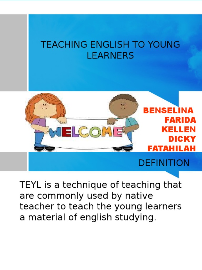 Teaching English to Young Learners | PDF | Teaching | Learning