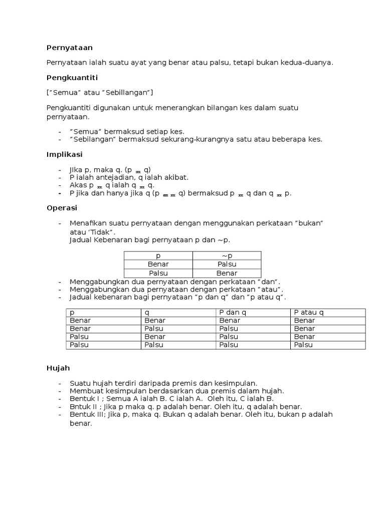 Penaakulan Matematik | PDF