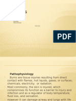 Burns: Pathophysiology Types Degree Percentage