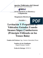 LEVITACIÓN MAGNÉTICA VEHÍCULOS GUIADOS IMÁNES SÚPERCONDUCTORES