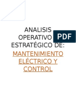 Analisis Operativo y Estratégico de Mantenimiento