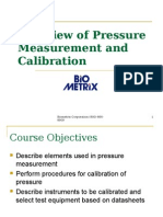 Pressure Overview of Measurement and Calibration