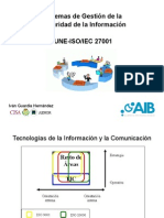 Sistemas de Gestion de La Seguridad de La Información - SGSI