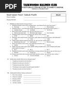 Download Soal Teori Ukt taekwondo by Eko Yuliyanto SN270644565 doc pdf