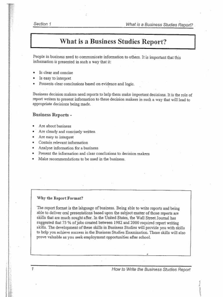 Business report book bunker essay 06 image