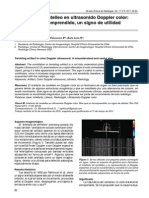 Artefactos en US y Doppler Signos Diagnosticos