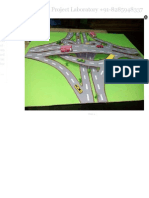 B Tech Civil Engineering Project - Scaled Model of Highways Underpass Bypass and Diversion Bridge