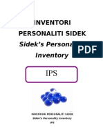 Inventori Personaliti Sidek IPS