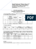 Procedura Examene de Diferenta