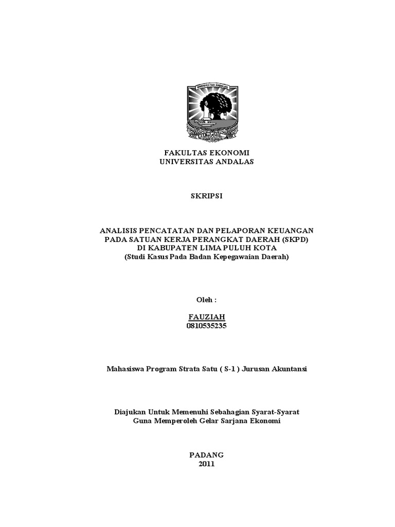 Skripsi Akuntansi Keuangan Pdf