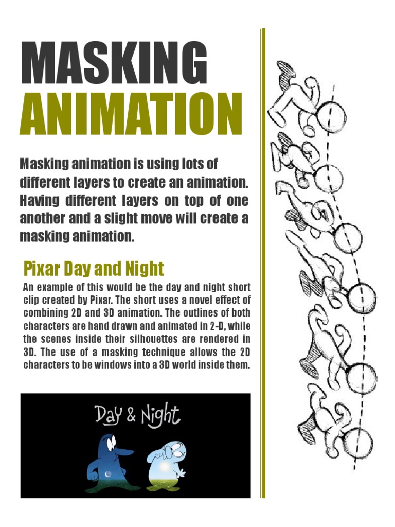 Masking Animation Techniques Explained | PDF | Games & Activities